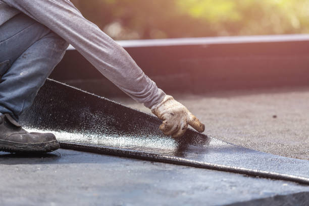 Professional Waterproofing technician working in Syracuse, IN